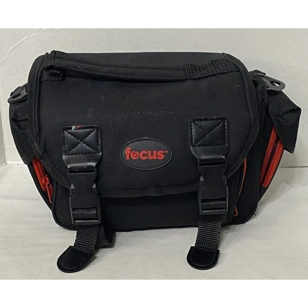 Focus Camera Bag for SLR and Video Medium, 5 Pocket Inner and 3 Outer Storage